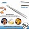 A2Z Scilab Culinary Tweezers, Blunt Serrated Jaws, 5.5 Inch, Stainless Steel Tongs A2Z-ZR1032 - alternate 7