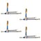 Mytee Products 4PK 5/16in-3/8in Easy Ratcheting Chain Binder w/Up to 36in Chain Take-Up 5400lb WLL, 4PK CB-AEZ-Lx4 - alternate 8
