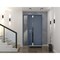 Vdomdoors Steel Door Cynex 6777 Grey Sidelight Exterior Window Stainless Inserts Single Modern Painted-W32+12 CYNEX6777EXD-GRE-W32+12 x H80-Left-hand Outswing - alternate 3