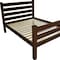 Homeroots Brown Solid Wood Queen Bed Frame 548158 - alternate 5