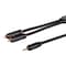 Monoprice Onix Series - 3.5mm to 2-Male RCA Adapter Cable_ 3ft_ Black 38081 - alternate 1