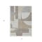 Homeroots 3' X 5' Khaki And Silver Geometric Washable Indoor Outdoor Area Rug 617920 - alternate 6