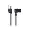 Monoprice Right Angle Power Cord - NEMA 5-15P to Right Angle IEC 60320 C13_ 18AW 7675 - alternate 3