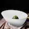 Smarty Had A Party 2 qt. White Oval Plastic Serving Bowls (24 Bowls), 24PK 6912-CASE - alternate 1