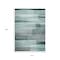 Homeroots 10' X 14' Teal Blue And Ivory Striped Washable Indoor Outdoor Area Rug 631004 - alternate 7