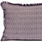 Homeroots 14" X 20" Purple and White Striped Cotton Throw Pillow With Fringe 529246 - alternate 7
