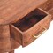 Homeroots 43in Brown Solid Wood Enclosed and Open Storage TV Stand 719189 - alternate 6