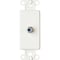 Leviton Wallplate, Plastic, White, Flush Mounting 40681-00W - alternate 3