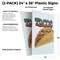Signmission Tacos, Plastic Signs Only 24 Inch x 36 Inch, Corrugated Plastic, 2PK CSB-2436-2PACK-Tacos - alternate 2