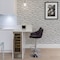 A-Street Prints Fresnaye Black Linen Stripe Wallpaper 2949-60812 - alternate 3
