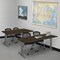 Regency Cain T-Base Training Seminar Table, 66 in W, 24 in L, Neo Walnut MTRCT6624NWGY - alternate 5