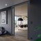 Sartodoors Slab Barn Door Panel Frosted Glass 42x80 Solid Core Modern Interior VEREGIO7288S-ANT-42 - alternate 3
