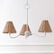 Jonathan Y Grady 27" 3-Light Coastal Farmhouse Adjustable Swooping Arm Metal w/Hand-Woven Rattan Shades LED Cha JYL9559A - alternate 6