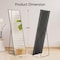 Simple Deluxe Full Length Mirror, Floor Mirror with Stand, Hanging Mirror Full Length for Home Wall Decor, Alumin 3A88MIROZJ2164BLK - alternate 7