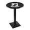 Holland Bar Stool Co 36" Blk Wrinkle POW/MIA Pub Table, 36" dia. Top L217B3636POWMIA - alternate 1