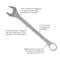Sunex 7 Pc Metric Raised Panel Jumbo Combination Wrench Set 9707MA - alternate 5