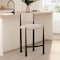 Manhattan Comfort Lennor Metal Boucle Counter Stool in Cream CS1529-2 - alternate 1