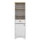 Homeroots 17" White Wood Freestanding Single Door Bathroom Vanity 478252 - alternate 4