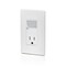 Leviton Straight Blade Receptacle, 5-15R, 15 A, 125V AC, 1 Pole, 3 Wire, Flush Mount, Grounded T6525-W - alternate 7