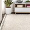 Jonathan Y Mercer Shag Plush Tassel Cream 5 ft. x 8 ft. Area Rug MCR100D-5 - alternate 5