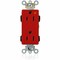 Leviton Straight Blade Receptacle, 5-15R, 15 A, 125V AC, Flush Mount, Isolated Ground M1626-IGR - alternate 1