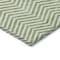 Homeroots 5' X 8' Green And Ivory Chevron Washable Indoor Outdoor Area Rug 596262 - alternate 6