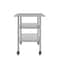 Flash Furniture Reader SS Work Table 30in. x 72in. w/2 Undershelves and 4 Casters, Heavy Duty Food Prep Worktable NH-WT-GU-3072-CAS-GG - alternate 6