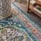 Jonathan Y Bohemian FLAIR Boho Vintage Medallion Blue/Yellow 4 ft. x 6 ft. Area Rug BMF102A-4 - alternate 3
