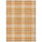 Homeroots 10' X 14' Orange Blue And Ivory Plaid Washable Indoor Outdoor Area Rug 597128 - alternate 9