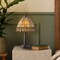 Jonathan Y Carter Tiffany-Style 12" LED Table Lamp, Red/Yellow JYL8016B - alternate 5