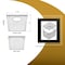 Azar Displays Diamond Tote with Lid, Large, 2PK 556913-2PK - alternate 5