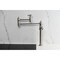 Kingston Brass Deck Mount Pot Filler Faucet with Knurled Handle, Brushed Nickel KS3708RKZ - alternate 5