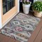 Homeroots 3' X 5' Gray Charcoal And Silver Southwestern Washable Indoor Outdoor Area Rug 588678 - alternate 1