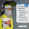Sellstrom Faceshield with 6-Point Suspension Hard Hat, Arc Flash Series, Front Brim, Ratchet Suspension S31202 - alternate 3