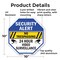 Signmission Security Alert No Trespassing 24 Ho, 10 Inch X 10 Inch, Aluminum Metal Signs OC-A-10-185 - alternate 5