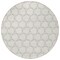 Homeroots 8' Ivory And Black Round Geometric Washable Indoor Outdoor Area Rug 613556 - alternate 5