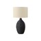 Monarch Specialties Lighting, 30"h, Black Rattan, Beige Shade, Transitional I 9918 - alternate 1