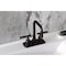 Kingston Brass Double-Handle 4" Centerset Bathroom Faucet with Brass Pop-Up, Oil Rubbed Bronze KS6645CKL - alternate 5