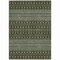 Homeroots 8' X 10' Brown Green And Olive Green Tribal Washable Indoor Outdoor Area Rug 582551 - alternate 6
