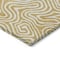 Homeroots 3' X 5' Gold And Ivory Abstract Washable Indoor Outdoor Area Rug 599712 - alternate 4