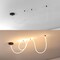 Jonathan Y Serafina 62" Contemporary Minimalist 360 Adjustable Silicone Neon Rope Dimmable Linear Integrated LE JYL7142B - alternate 6