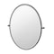 Gatco Bleu 33" Framed Oval Mirror, Matte Black 4719XFLG - alternate 1