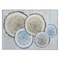 Homeroots 2' X 3' Blue Gold and Gray Faux Bois Washable Non Skid Indoor Outdoor Area Rug 564401 - alternate 8