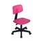 Homeroots Hot Pink and Black Adjustable Height Swivel Rolling Office Chair 568077 - alternate 8