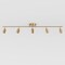 Vidalite Shura Brushed Brass 5-Light Track Light with Rotatable Heads, Integrated LED, 3000k, 2450 Lmn CE1009074 - alternate 3
