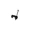 Gb Cable Staple, 3/16 in W Crown, 7/8 in L Leg, Polyethylene Black, 100PK PSB-160 - alternate 1