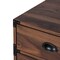 Homeroots 27" Walnut Wood Three Drawers Filing Cabinet 568323 - alternate 7