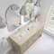 James Martin Vanities Breckenridge 60" Dbl Vanity, Whitewashed Oak, w/ 3 CM Tajnar Eclos Top w/FreePower Wireless Charger 330-V60D-WWO-FTJR - alternate 6