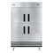 Koolmore 54 in. Commercial Stainless Steel Solid Half Door Reach-In Refrigerator 47 cu. ft. RIR-2D-SSHD - alternate 6