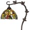 Homeroots 61" Bronze Floor Lamp With Green And Yellow Glass Dome Shade 526269 - alternate 4